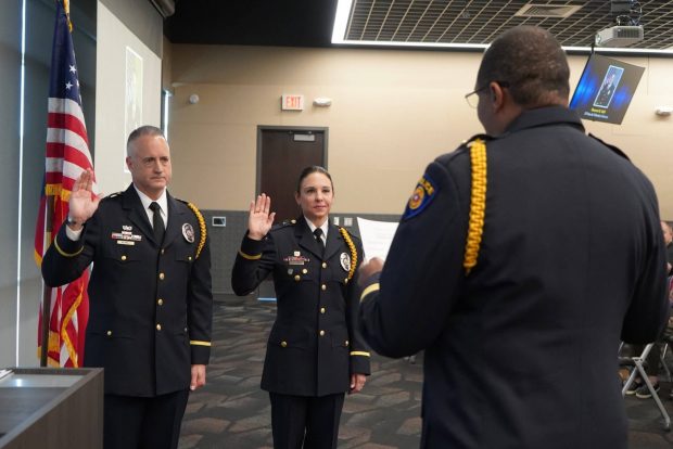 Police Department promotes five Officers