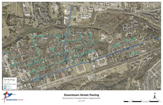 City Council approves street maintenance program contract for Downtown Round Rock